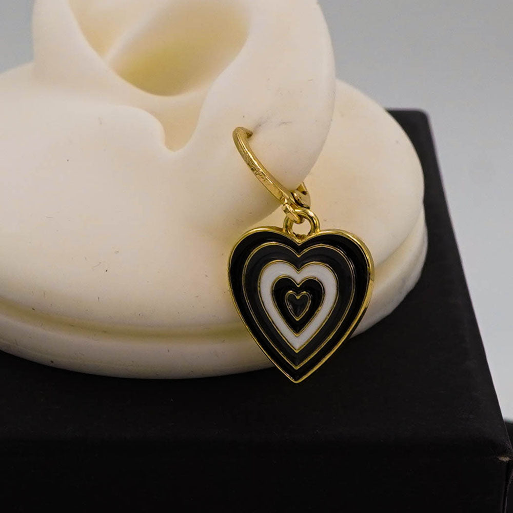 tipsy heart earrings D750