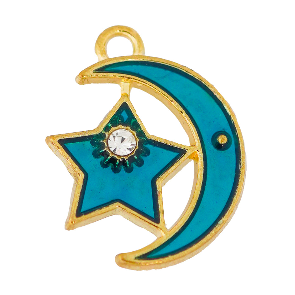 moon and star pendant