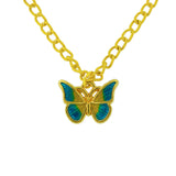 colourful butterfly pendant