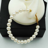 pearl hoops
