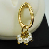 pearl drop earrings
