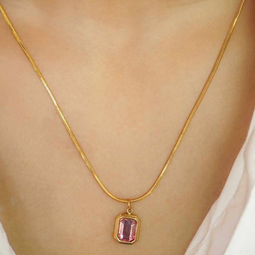 Jaci pink charm
