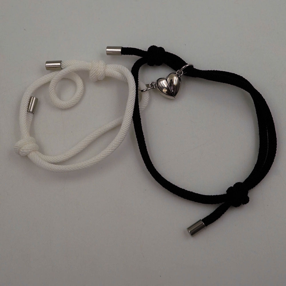 magnetic heart rope bracelets D776