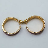 purple enamel hoops