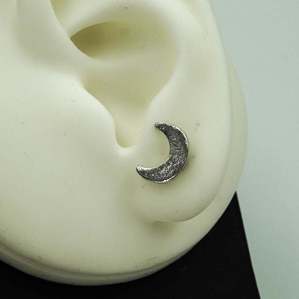 foiled moon studs