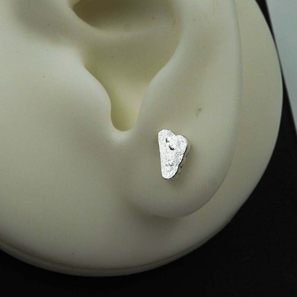 foiled clouds studs