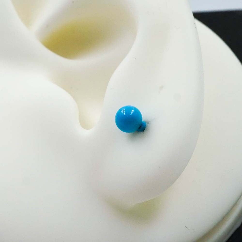 blue studs