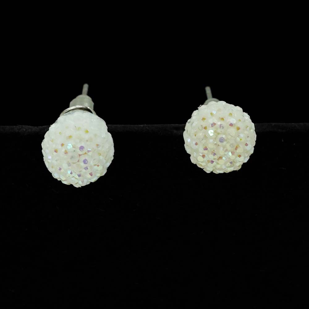 floral balls studs