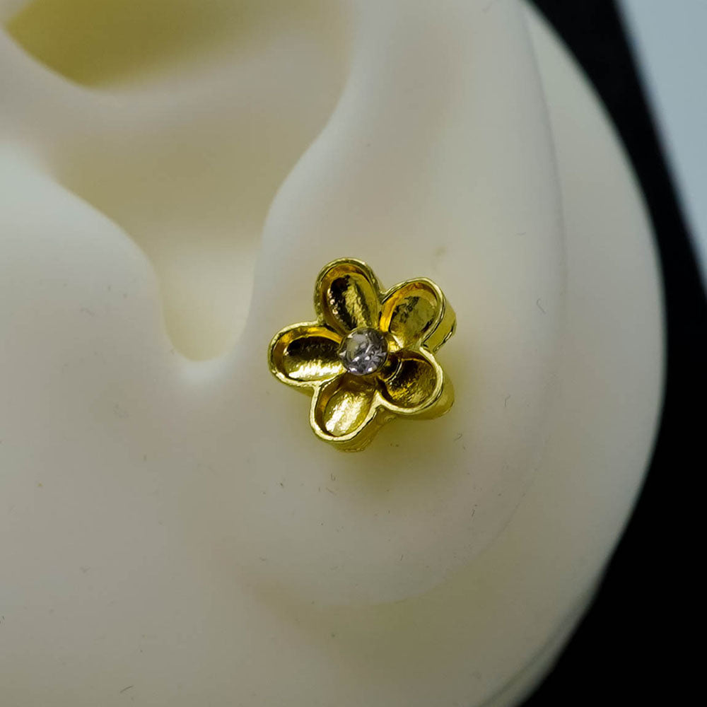 floral studs