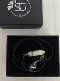 Luminous Natural Stone Pendulum