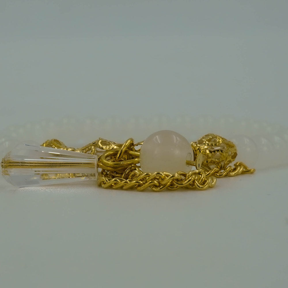 White stone bracelet