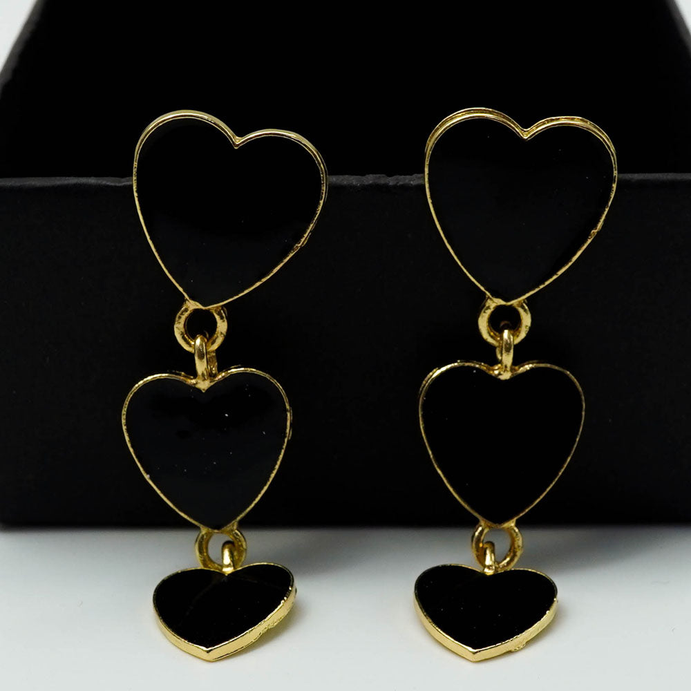 triple black hearts drop