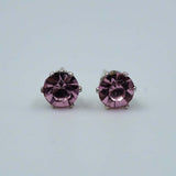 purple zircon studs