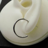 silver hoops