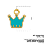 blue crown charms