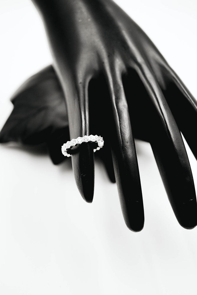 Nyssa silver plated ring