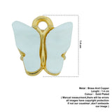 white butterfly charm