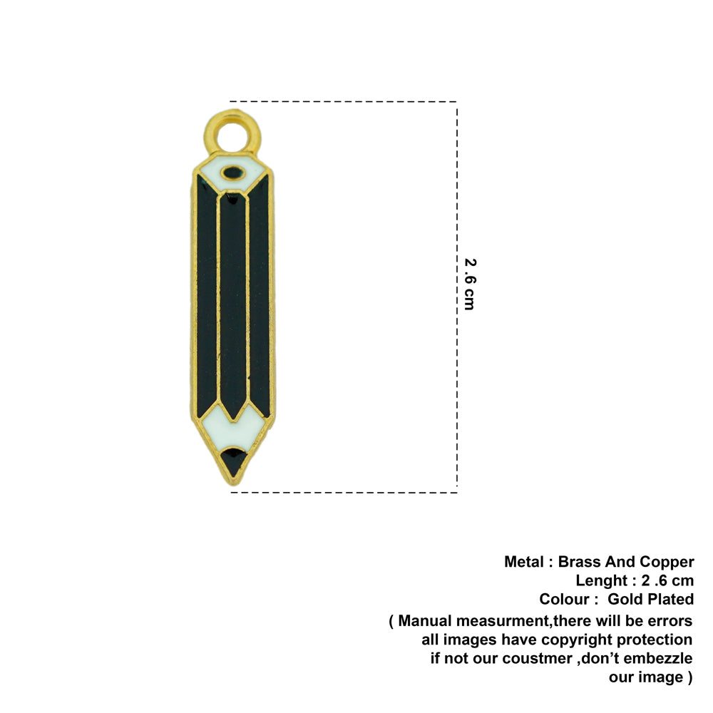 black pencil pendant