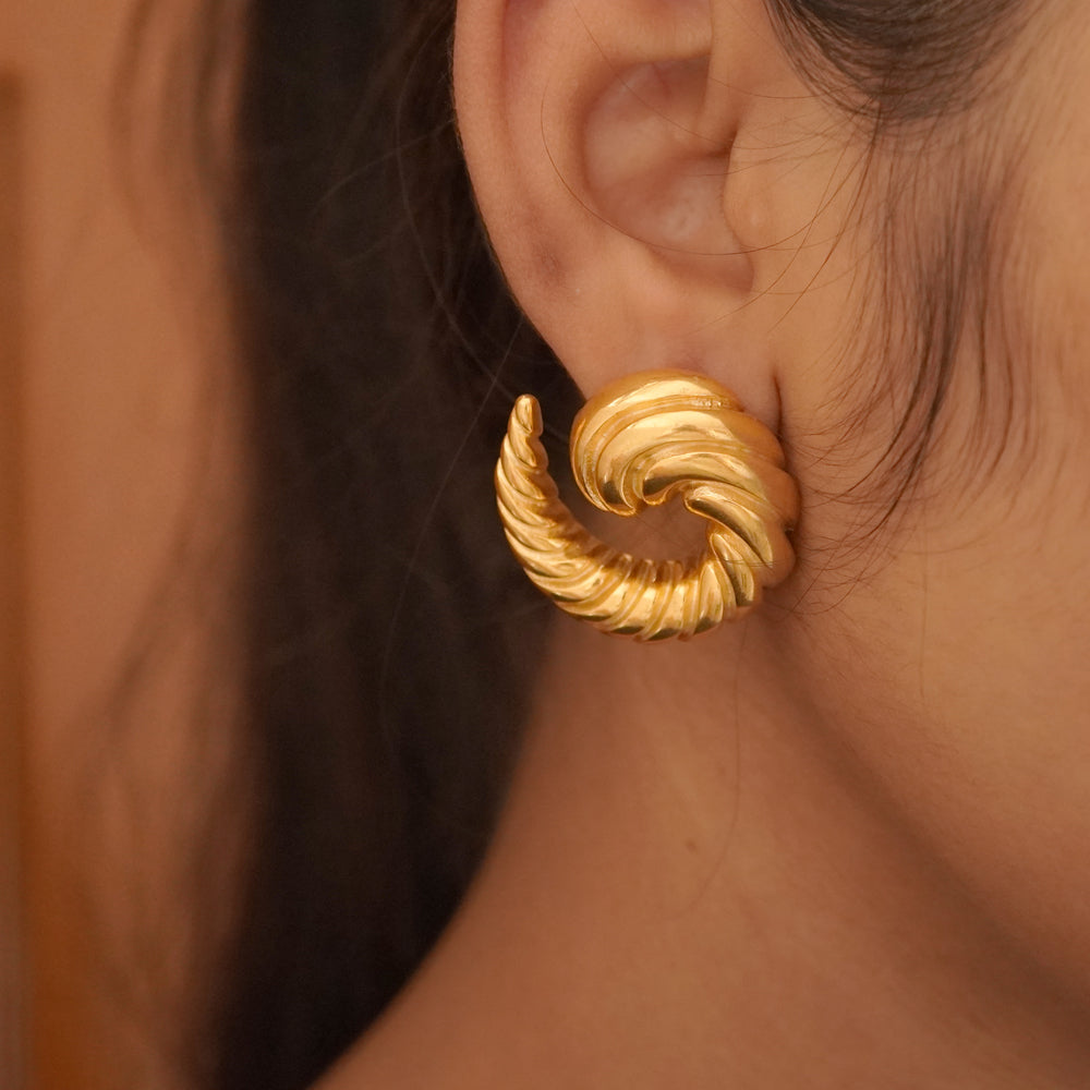 Spiral earrings_D284