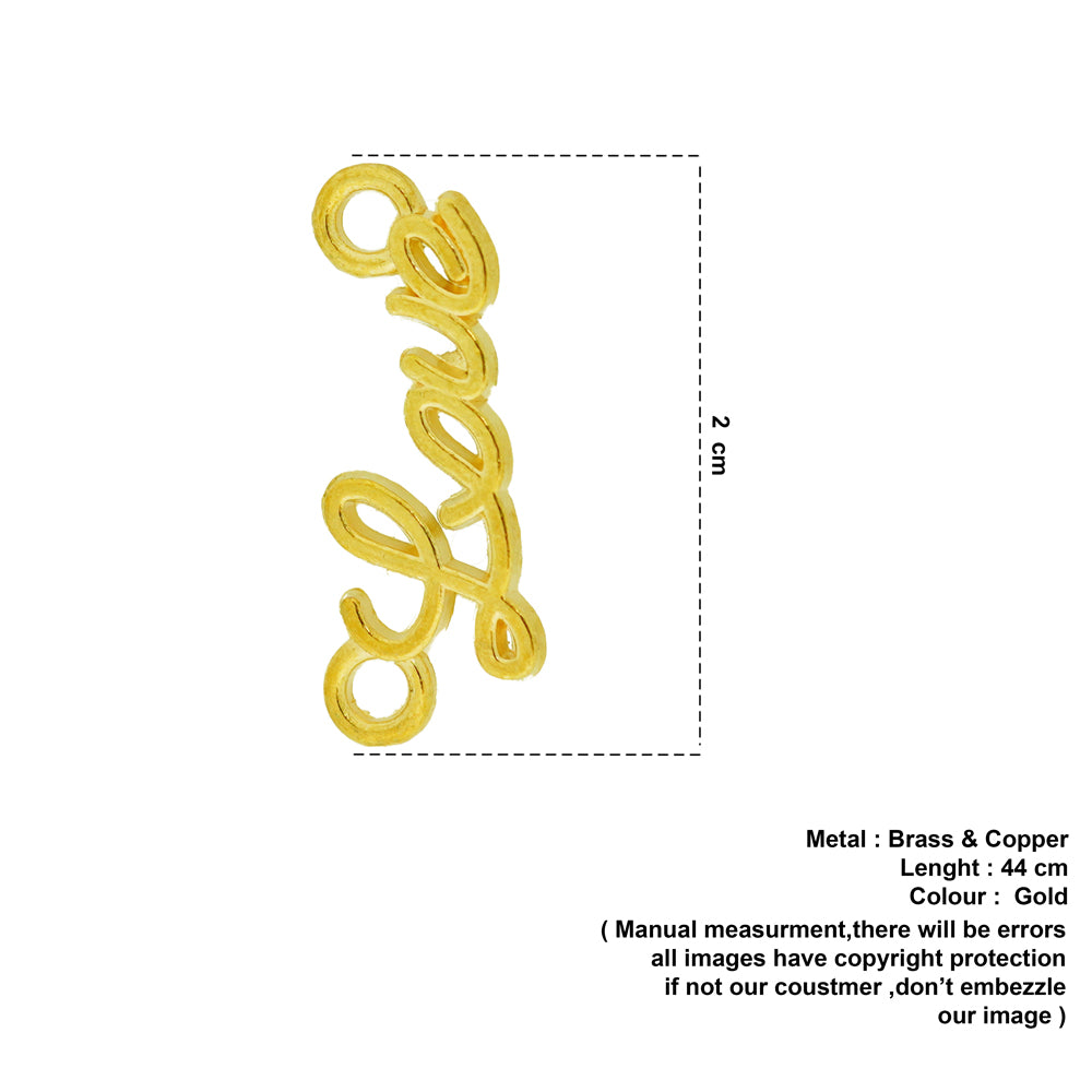 engraved love pendant