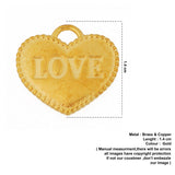 love engraved pendant
