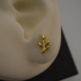 leaf studs D767