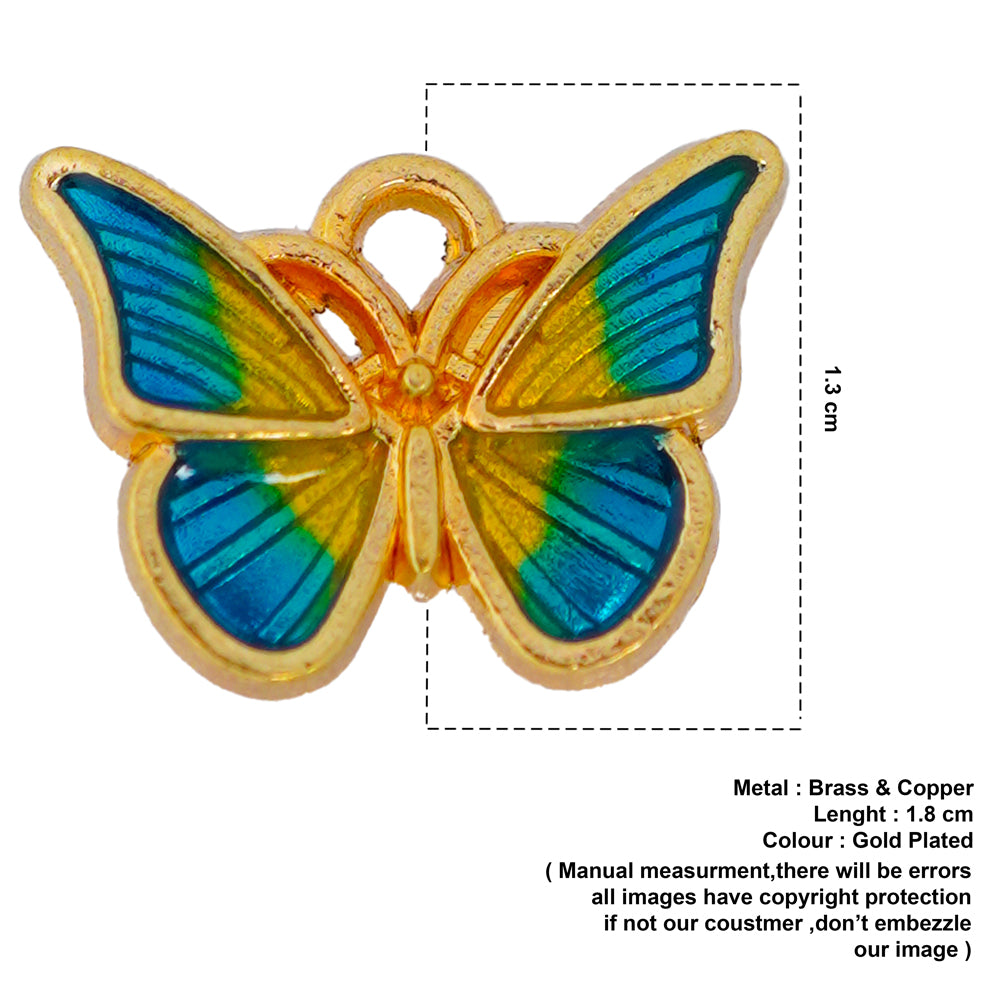 colourful butterfly pendant