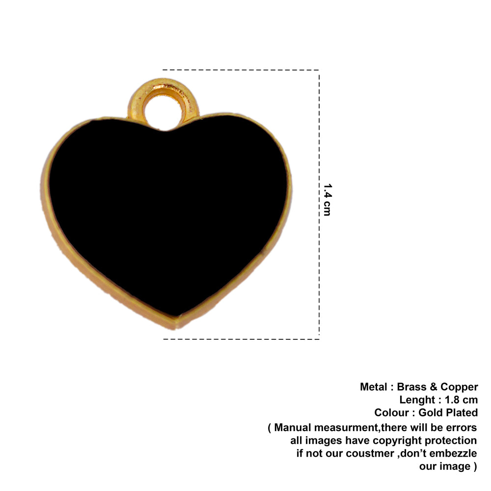 black heart charms