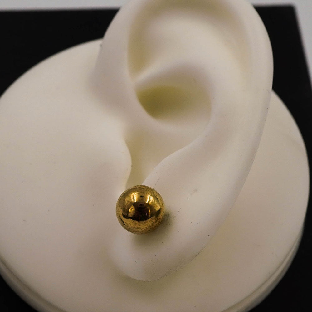 golden balls studs D772