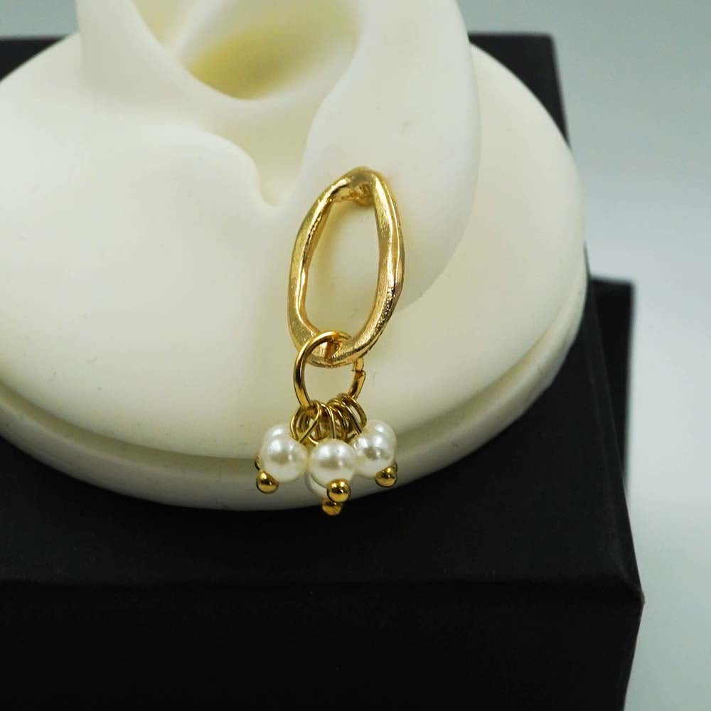pearl drop earrings