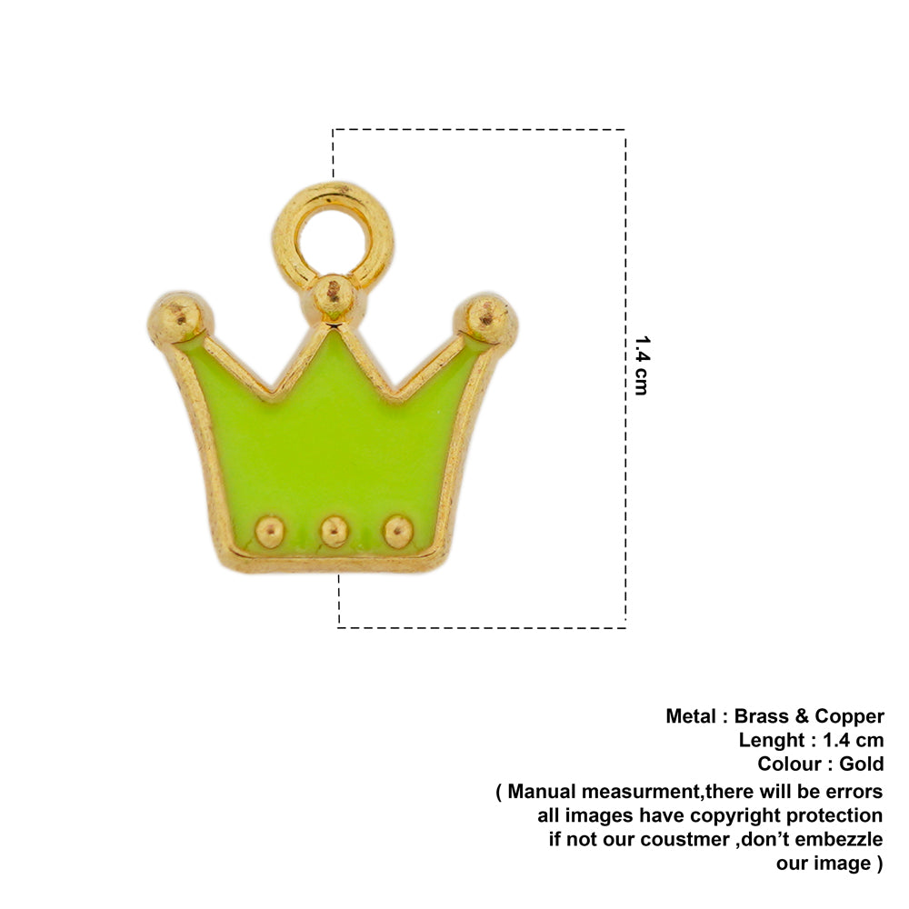 green crown pendant