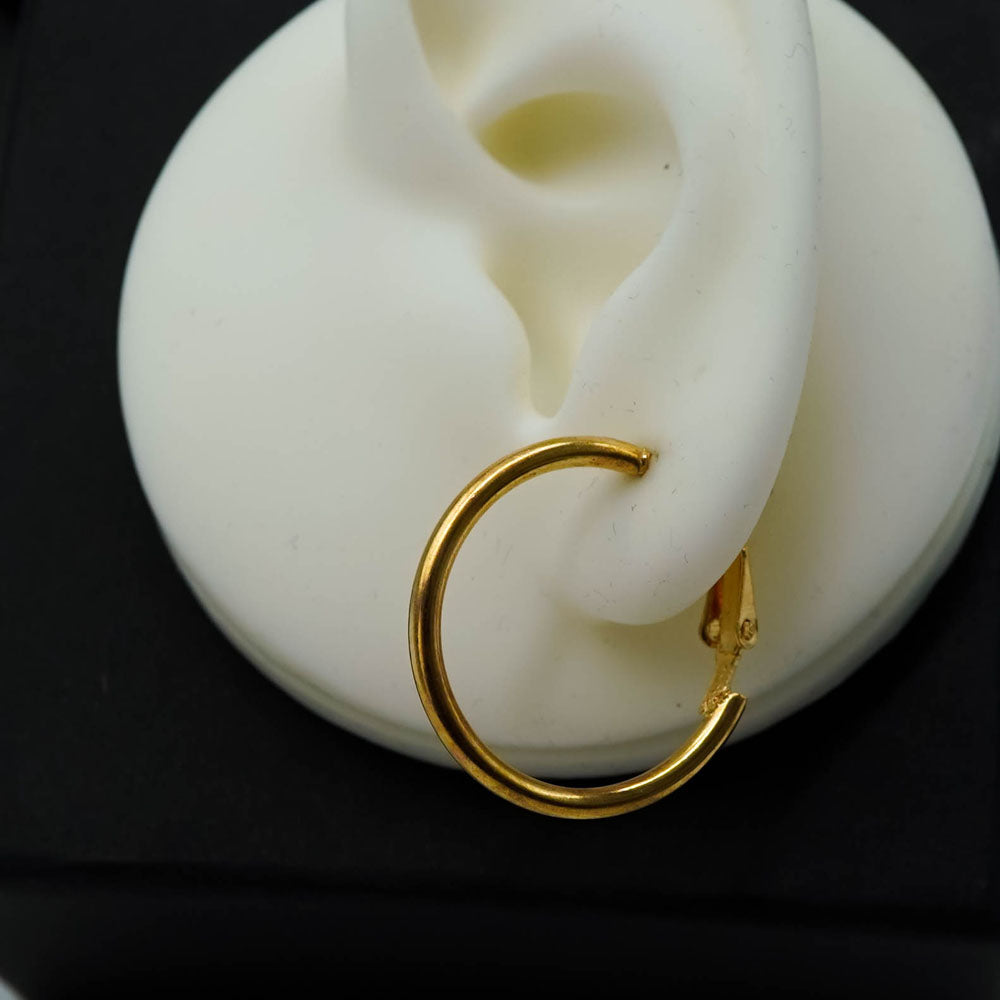 large golden hoops