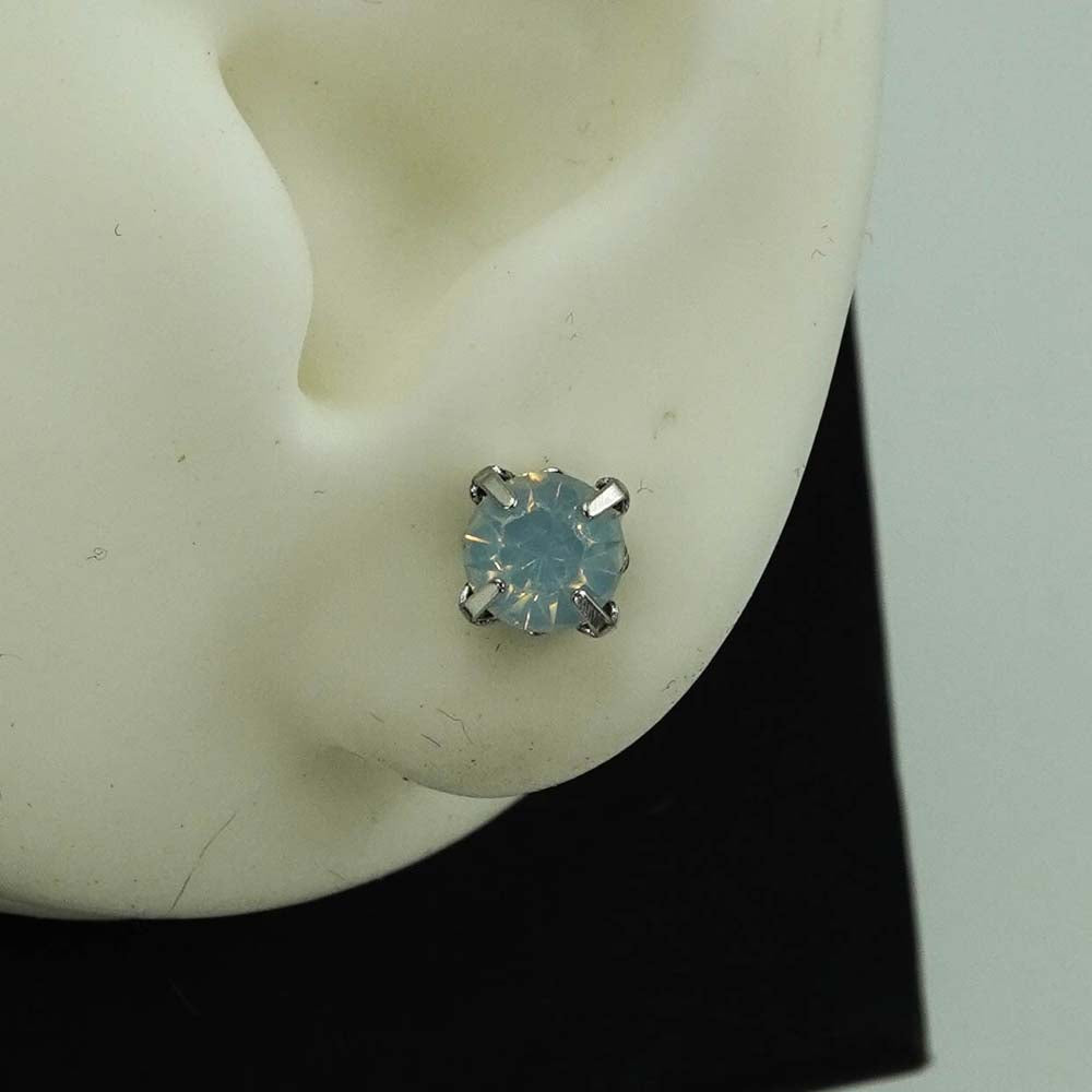 grey blue studs