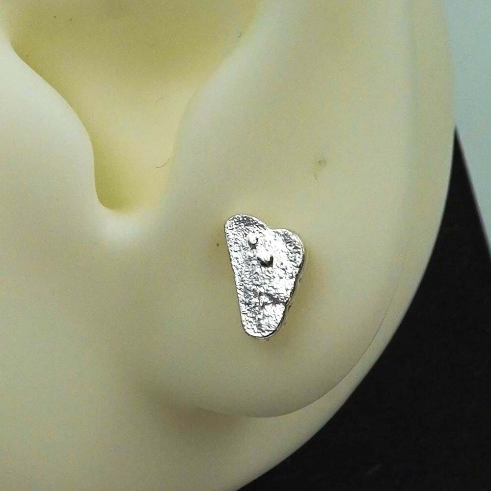 foiled clouds studs