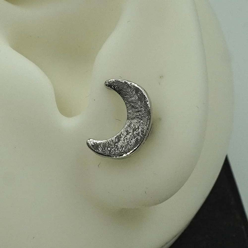 foiled moon studs