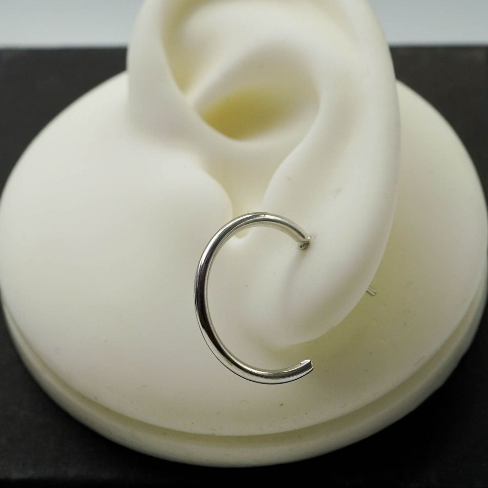 silver hoops