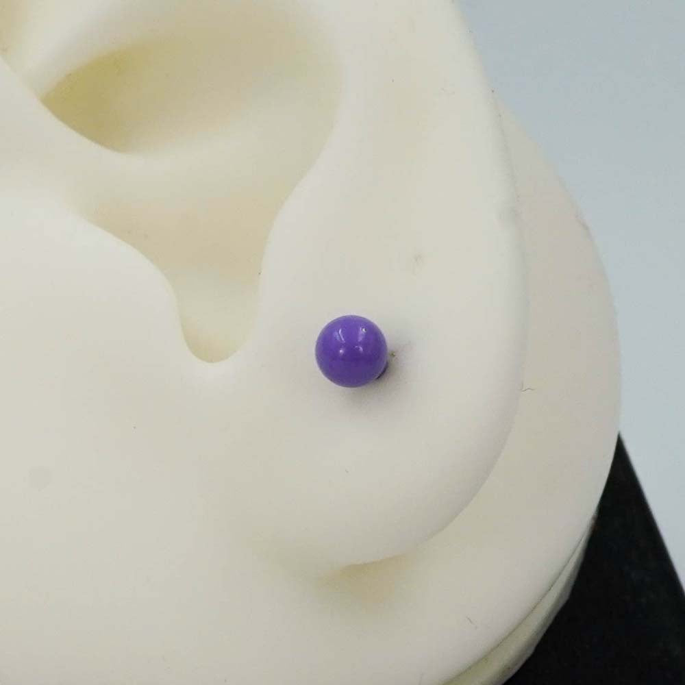 purple studs