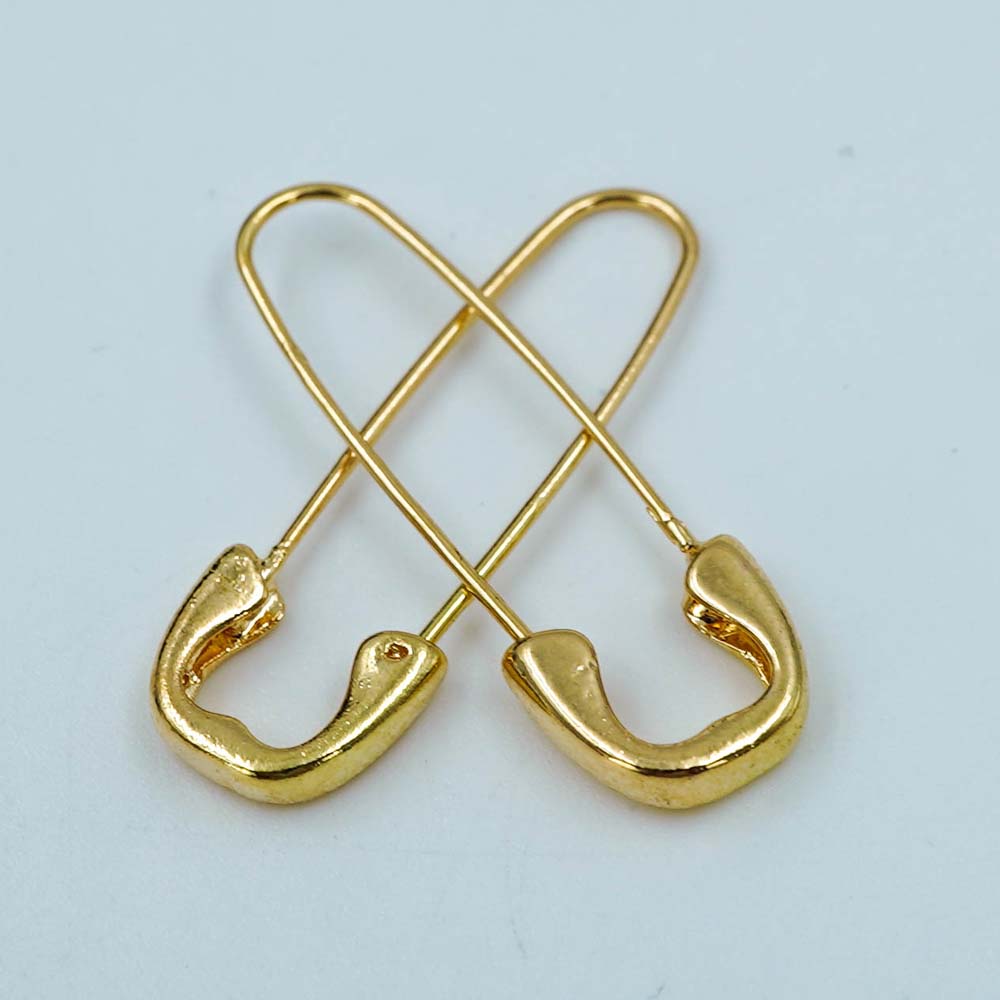 safety pin earrings