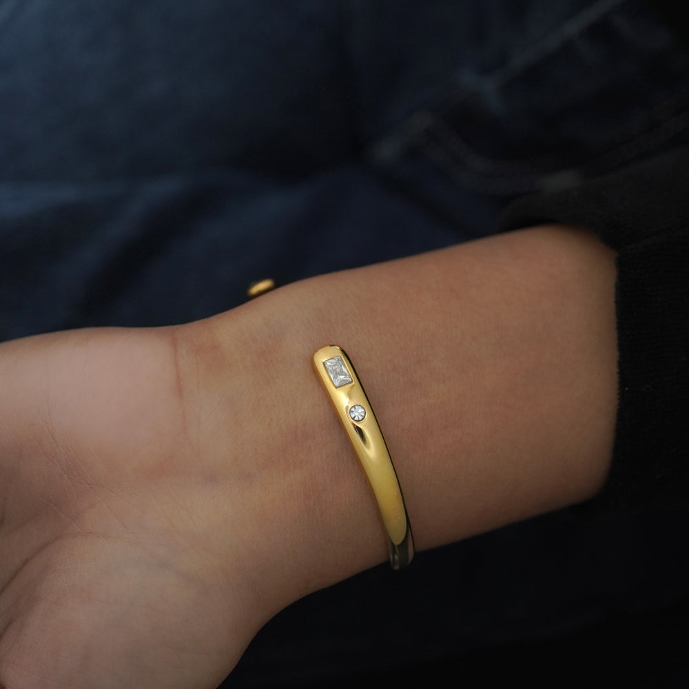 Diamond studded bracelet