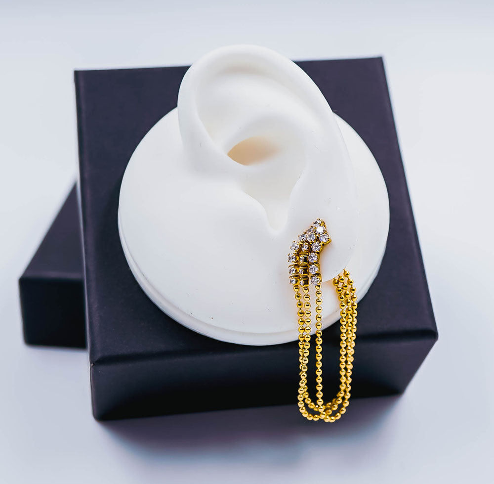 grillin drop earrings d484