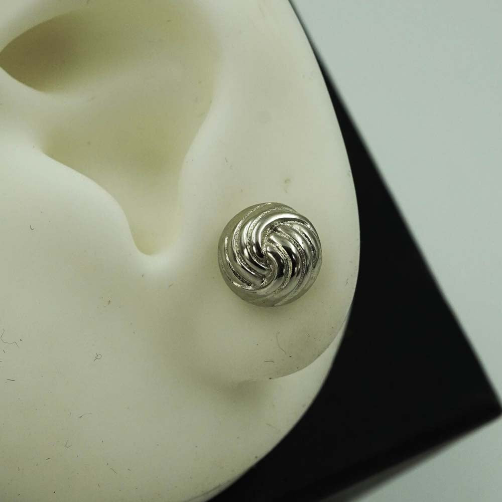 twister silver studs