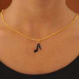 black heel charm