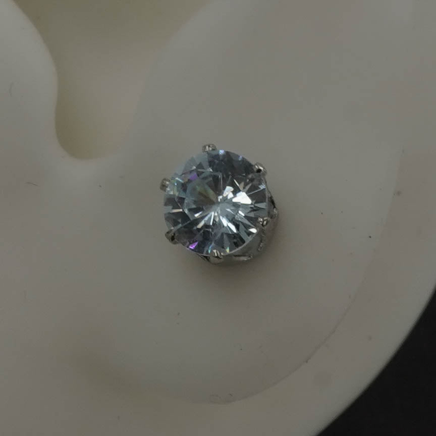 Small size zircon studs