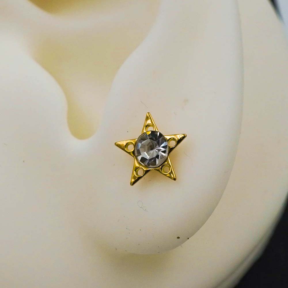 star zircon studs