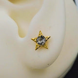 star zircon studs