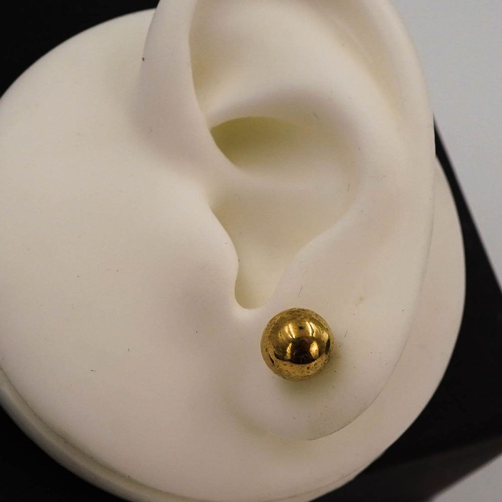 golden balls studs D772