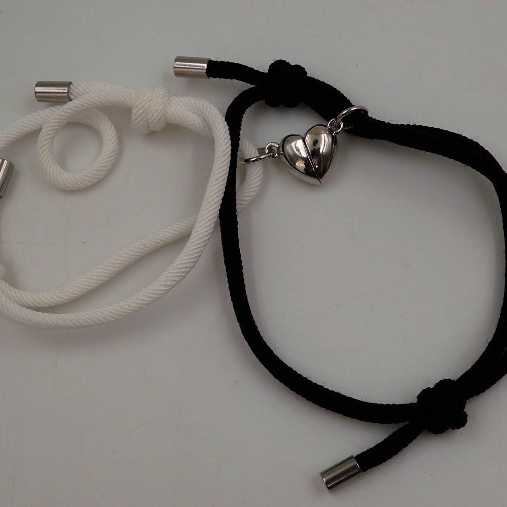 magnetic heart rope bracelets D776
