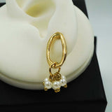 pearl drop earrings
