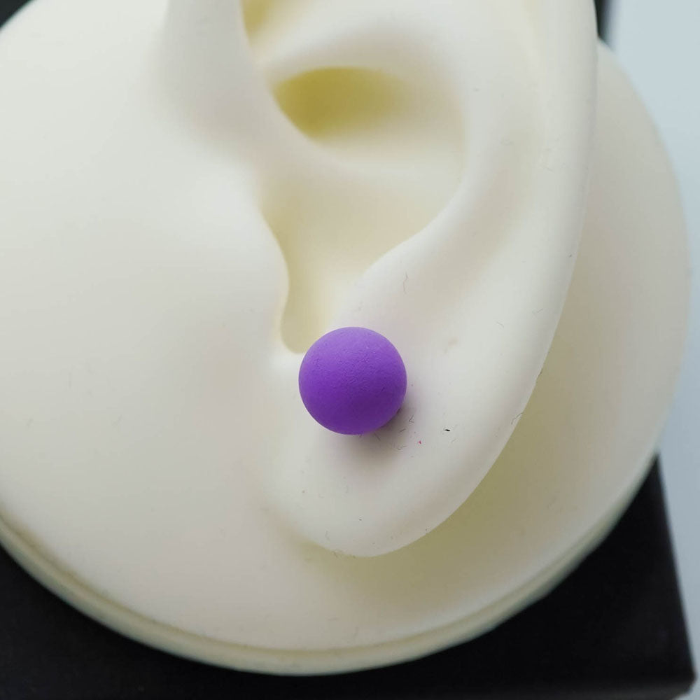purple studs