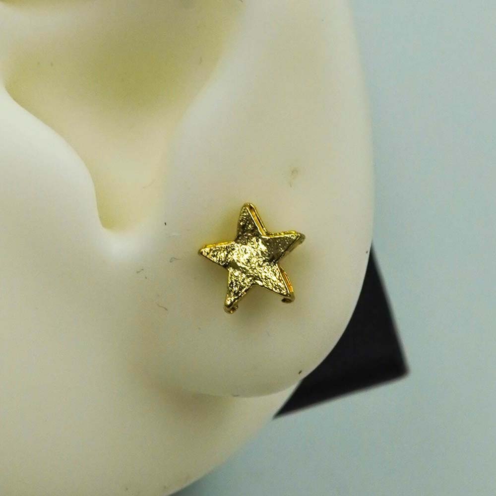foiled star studs